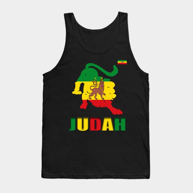 Lion of Judah, Reggae, Rastafari, Rasta Tank Top by alzo